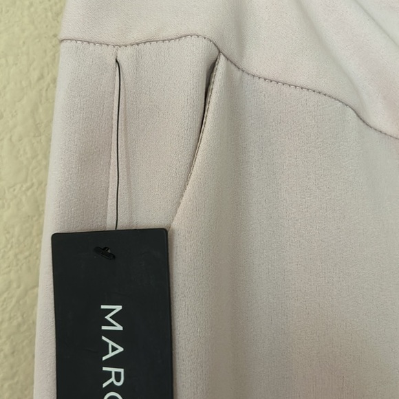 NWT Marciano Pale Pink Blazer and Cropped Pant Set Large 8 - Picture 5 of 14